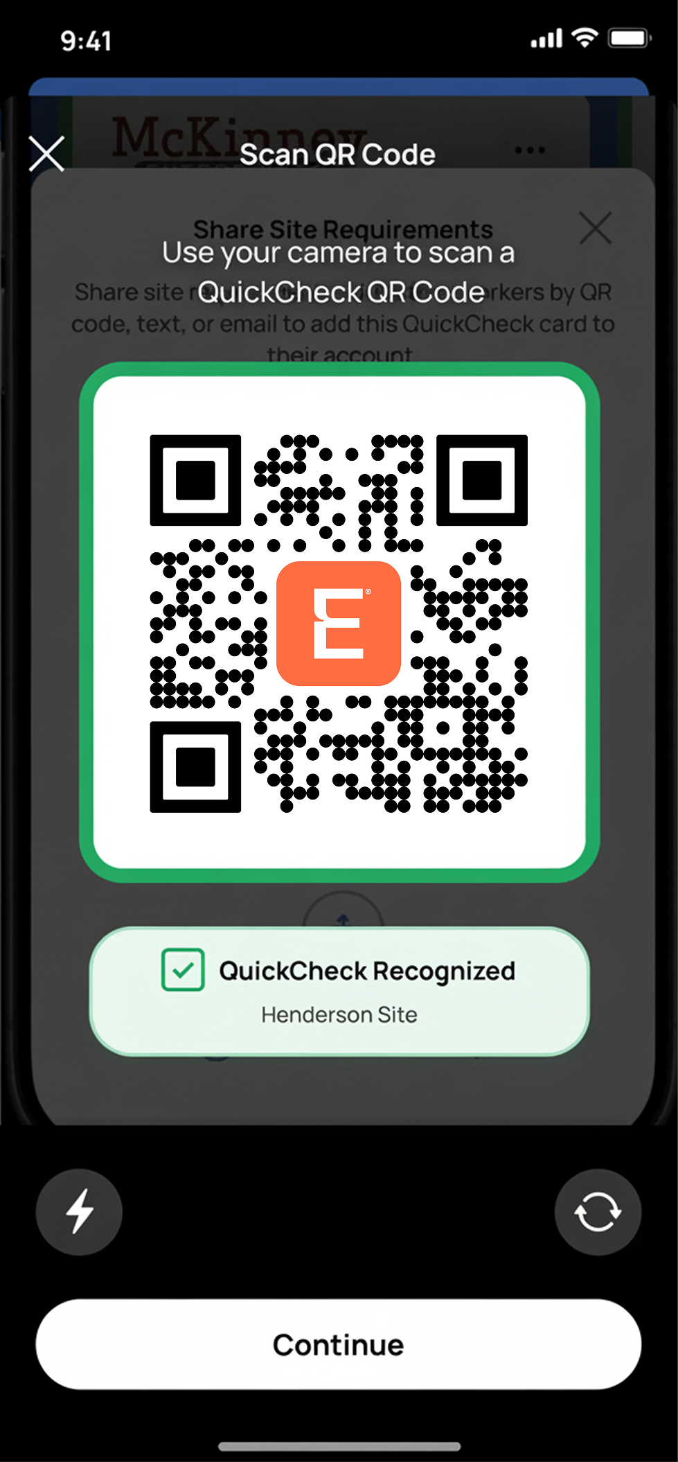 Quick Check QR Code with Empower logo
